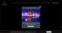 Desktop Screenshot of daytonahilton.com